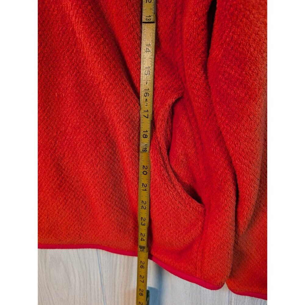 Patagonia Sweater Womens Re-Tool Snap- T Fleece Pullover Red Flaw - Picture 8 of 8